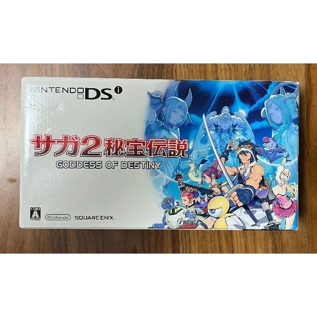 SQUARE ENIX(スクウェアエニックス)のサガ2秘宝伝説 GODDESS OF DESTINY 本体同梱版 DSi エンタメ/ホビーのゲームソフト/ゲーム機本体(携帯用ゲーム機本体)の商品写真