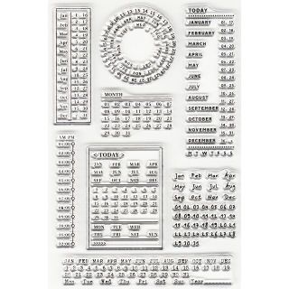クリアスタンプ　カレンダー⑨(印鑑/スタンプ/朱肉)