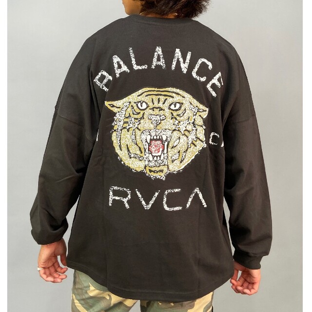 RVCA(ルーカ)のRVCA/ルーカ ドロップショルダー バックプリントロンT メンズのトップス(Tシャツ/カットソー(七分/長袖))の商品写真