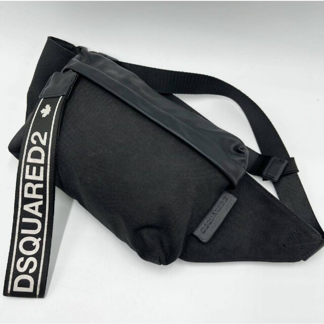 ディースクエアード DSQUARED2 ボディバッグ ロゴ ストラップ レザー