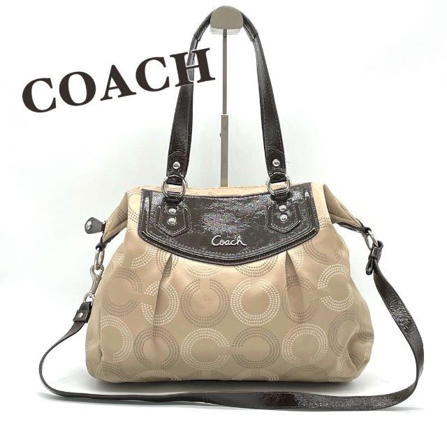 日本通販売 COACH コーチ 2way ショルダーバッグ ハンドバッグ ...