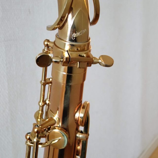 【美品】テナーサックス カドソン T-902V Hi-F# keyless 楽器の管楽器(サックス)の商品写真