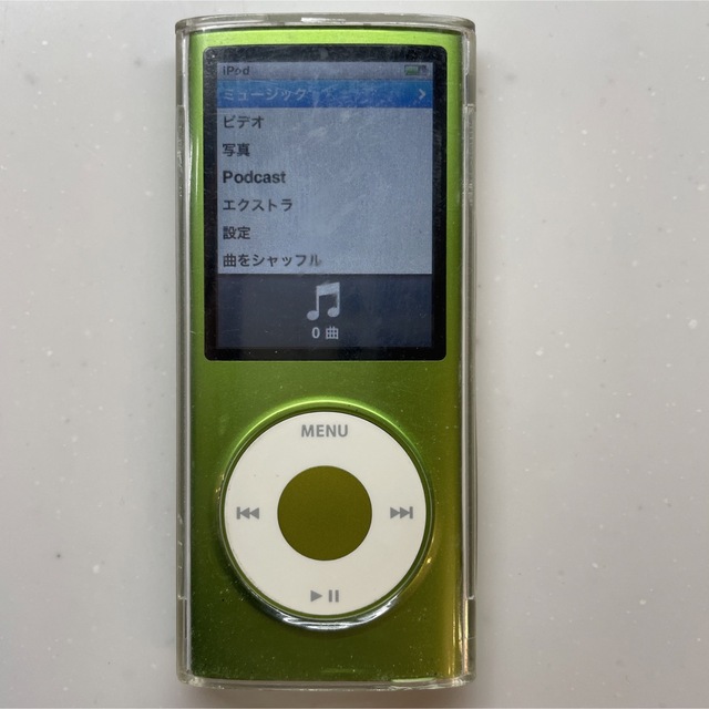 Apple(アップル)のiPod nano MB745Jグリーン　第4世代 スマホ/家電/カメラのオーディオ機器(ポータブルプレーヤー)の商品写真