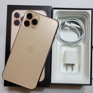 アップル(Apple)のiPhone11pro ゴールド 64 GB SIMフリー(スマートフォン本体)