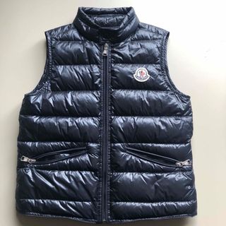 モンクレール(MONCLER)のMONCLER ダウンベストLONGUE SAISON 黒 110〜120 (ジャケット/上着)