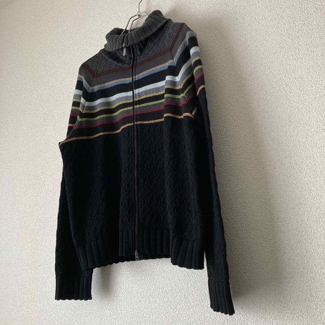 MISSONI(ミッソーニ)の【SPORT MISSONI】ドライバーズニット セーター イタリア製 ボーダー メンズのトップス(ニット/セーター)の商品写真