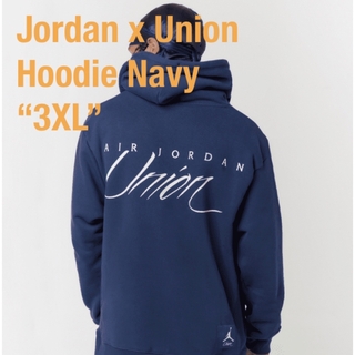 ジョーダン(Jordan Brand（NIKE）)のJordan x Union Hoodie Navy 3XL(パーカー)