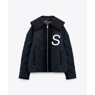 ザラ(ZARA)の新品 未使用 ZARA  ザラ コントラストパフジャケット S ジャケット(ブルゾン)