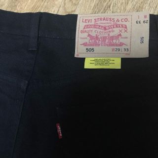 リーバイス(Levi's)のlevis 505 リーバイス 黒パン 29インチ(デニム/ジーンズ)