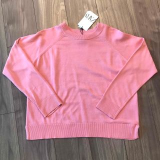 ザラ(ZARA)の新品　ZARA ザラ　コットンニット　セーター　レディース　キッズ(ニット/セーター)