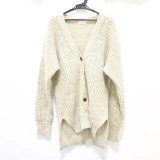 カーサフライン casa fline ヤクハイネックカーディガン-