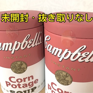 カルディ(KALDI)のKALDI キャンベル　限定　キャニスター缶　コーンポタージュ　2缶セット(その他)