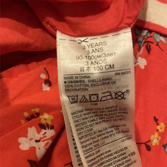 GAP Kids(ギャップキッズ)のミニーワンピース キッズ/ベビー/マタニティのキッズ服女の子用(90cm~)(ワンピース)の商品写真