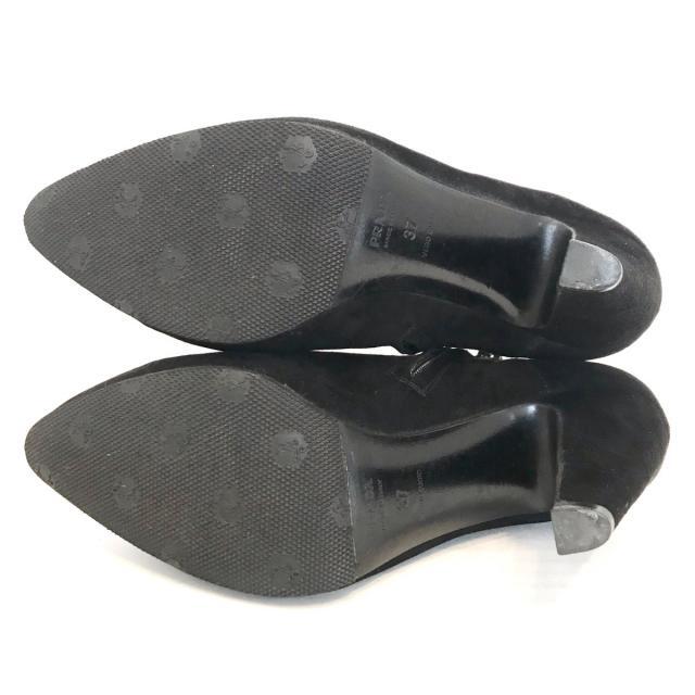 PRADA(プラダ)のプラダ ショートブーツ 37 レディース - 黒 レディースの靴/シューズ(ブーツ)の商品写真