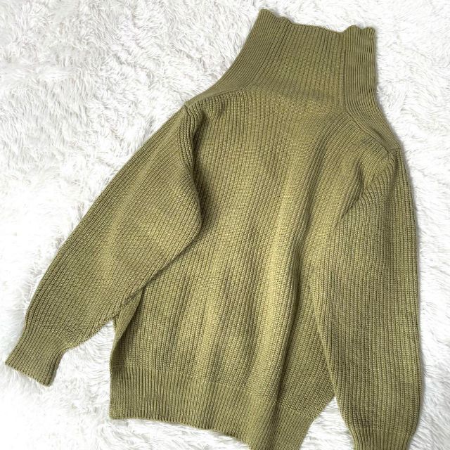 『TOGA PULLA 』Rib knit highneck pullover