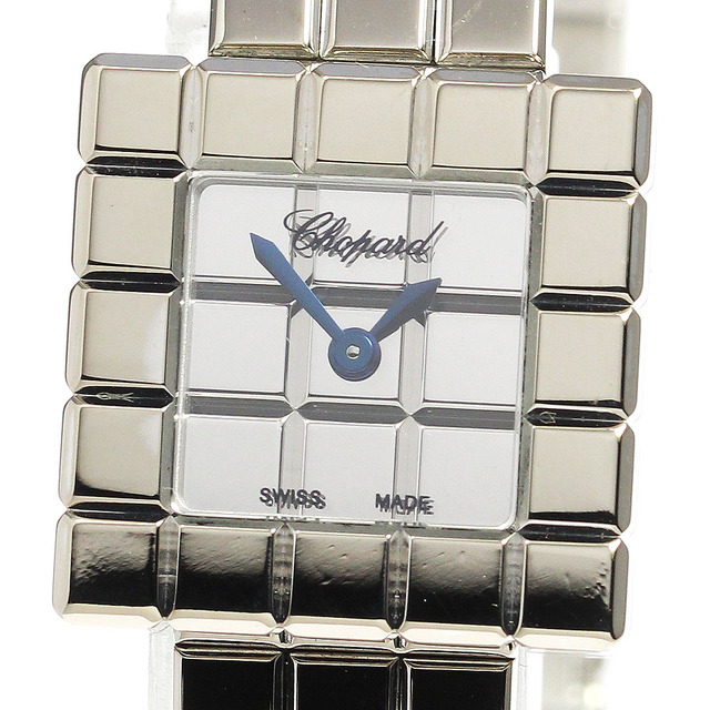 最新デザインの アイスキューブ 【Chopard】ショパール ☆訳あり - Chopard K18WG レディース_723290 クォーツ 腕時計
