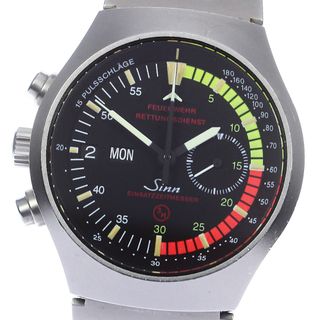 ☆良品 【Sinn】ジン ダイビングウォッチ デイデイト クロノグラフ 203 自動巻き メンズ_722503【ev10】