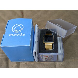 カシオ(CASIO)の【廃盤】CASIO MGC-10 maeda ゴールド メタル ウォッチ(腕時計(デジタル))