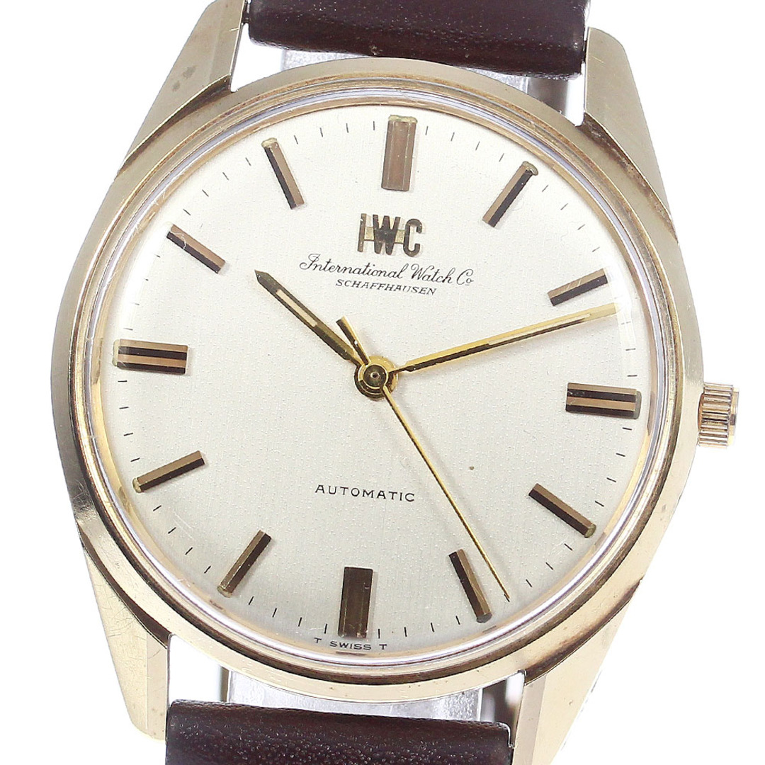 【IWC SCHAFFHAUSEN】IWC オールドインター Cal.854 910A 自動巻き メンズ_733690【ev10】