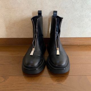 ザラ(ZARA)のZARA ジップアップブーツ　EU38(ブーツ)