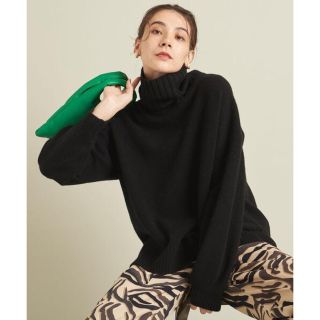 ビューティアンドユースユナイテッドアローズ(BEAUTY&YOUTH UNITED ARROWS)のウールカシミヤ アクア ルーズタートルネックニットプルオーバー(ニット/セーター)