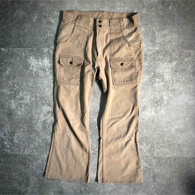 70s LEVI'S 676 "BIG E" Bush Pants  フレア 2