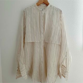6 ROKU SUKE STRIPE SHIRT シアーシャツ オケージョン | フリマアプリ ラクマ