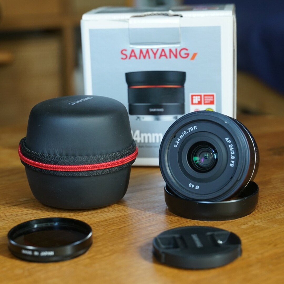 【美品】samyang AF24mm F2.8 FE おまけ付き Eマウント