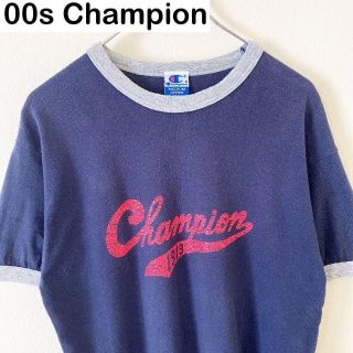 チャンピオン(Champion)の00s Champion チャンピオン　S/S リンガーT　古着　ヴィンテージ(Tシャツ/カットソー(半袖/袖なし))