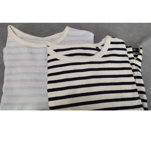 BEAMS(ビームス)のBEAMS mini  長袖 Tシャツ2枚セット キッズ/ベビー/マタニティのキッズ服女の子用(90cm~)(Tシャツ/カットソー)の商品写真