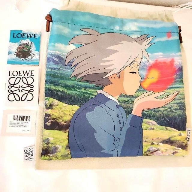 新品レア品【LOEWE×ジブリ】ハウルの動く城 動く城ドローストリング