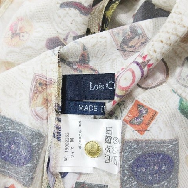 美品 22AW ロイスクレヨン Lois CRAYON ブラウス シャツ 長袖