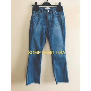 サムシング(SOMETHING)の【新品、未使用品】EDWIN SOMETHING LISAフレアージーンズ(デニム/ジーンズ)