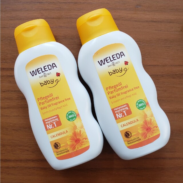 WELEDA(ヴェレダ)のヴェレダ カレンドラ ベビーオイル  200ml　2本 コスメ/美容のボディケア(ボディオイル)の商品写真