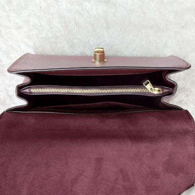極美品 コーチ 2way ティリー ショルダーバッグ ターンロック 大人可愛い