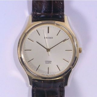 シチズン(CITIZEN)の稼働品 美品 シチズン エクシード EXEED クオーツ メンズ 腕時計 箱(腕時計(アナログ))