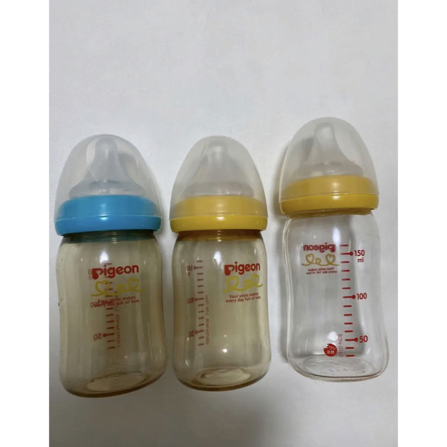 ピジョン　母乳実感　哺乳瓶　3本セット キッズ/ベビー/マタニティの授乳/お食事用品(哺乳ビン)の商品写真