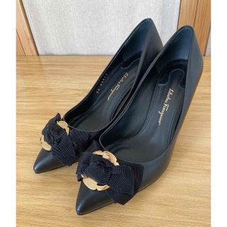 フェラガモ(Ferragamo)のフェラガモ　Size 6D     6.5cm ヒール　USED美品　卒入学(ハイヒール/パンプス)