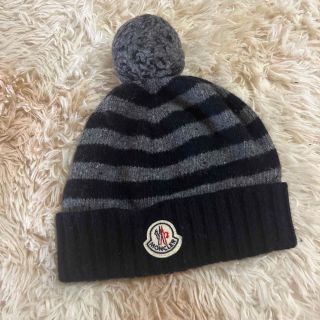 MONCLER - 23AW⭐新品 MONCLER ニット帽 Lサイズ ブラック 大人OKの