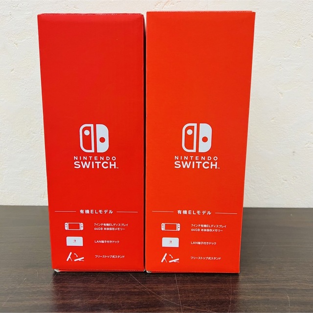 未使用　Switch有機EL ホワイト　ネオン　2台セット　k _e