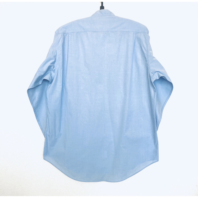 D’URBAN(ダーバン)のD'URBAN ダーバン　定価1.6万円　バンドカラーシャツ　LL  水色　美品 メンズのトップス(シャツ)の商品写真