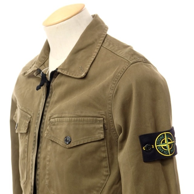 STONE ISLAND(ストーンアイランド)の【中古】ストーンアイランド STONE ISLAND ストレッチコットン ワークジャケット【サイズS】【メンズ】 メンズのジャケット/アウター(カバーオール)の商品写真