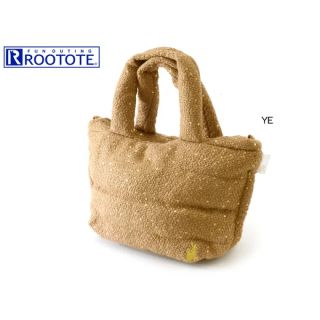 ルートート(ROOTOTE)のROOTOTE　ルートート　ベージュ　ゴールド　スパンコール付　トート　手提げ (トートバッグ)