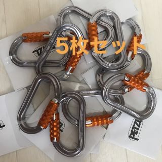 ペツル(PETZL)の【新品未使用】ペツル   petzl  オーケートライアクトロック5枚セット(登山用品)