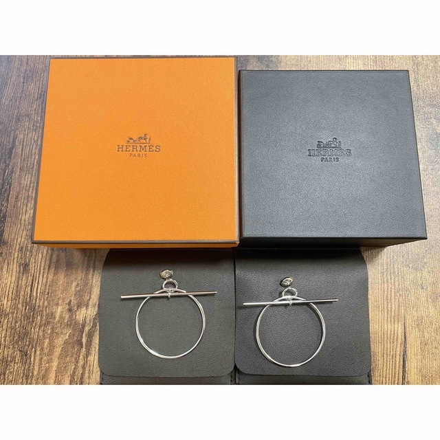 HERMES エルメス ループピアスMM