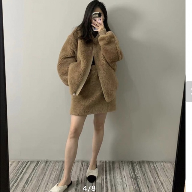 Max Mara(マックスマーラ)のRnyroom テディベア　スカート　新品未使用　 レディースのスカート(ひざ丈スカート)の商品写真