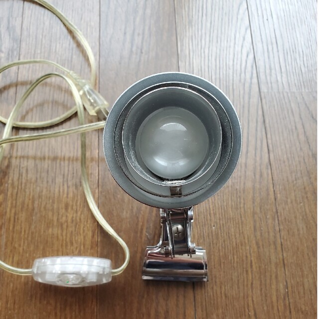 MUJI (無印良品)(ムジルシリョウヒン)のちょっぴり値下げしました☆無印良品　クリップ式ランプ インテリア/住まい/日用品のライト/照明/LED(蛍光灯/電球)の商品写真