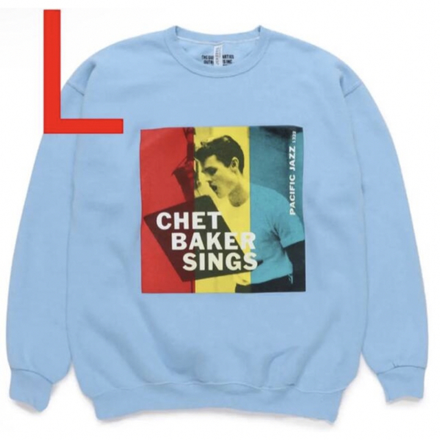 WACKO MARIA(ワコマリア)のWACKOMARIA CHET BAKER SWEAT SHIRT 22ss L メンズのトップス(スウェット)の商品写真