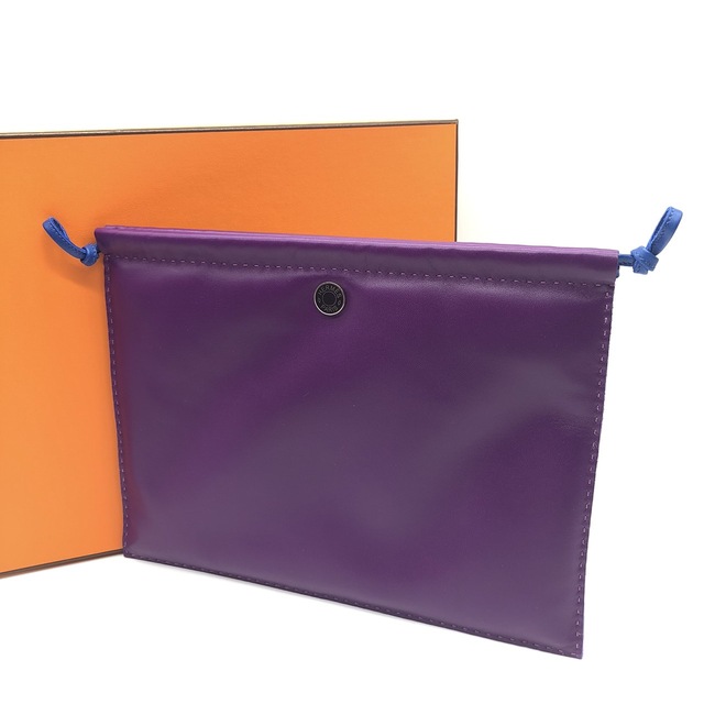 売れ筋介護用品も! HERMES ☆未使用 - Hermes エルメス パープル×ブルー系 アニョーミロ クラッチバッグ ピローGM クラッチバッグ 売れ筋介護用品も! HERMES ☆未使用 - Hermes エルメス パープル×ブルー系 アニョーミロ クラッチバッグ ピローGM クラッチバッグ