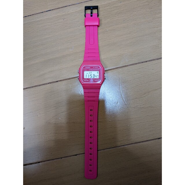 CASIO - 【廃盤】CASIO チープカシオ F-91W ピンクの通販 by CASIO - 【廃盤】CASIO チープカシオ F-91W ピンクの通販 by